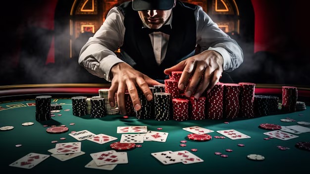 gober168 live baccarat table with number combination display and dealer interaction